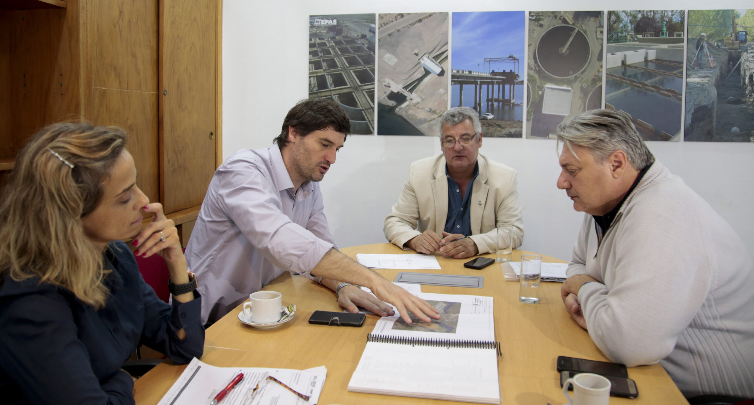EPAS avanza con las reuniones para diagramar obras en toda la Provincia