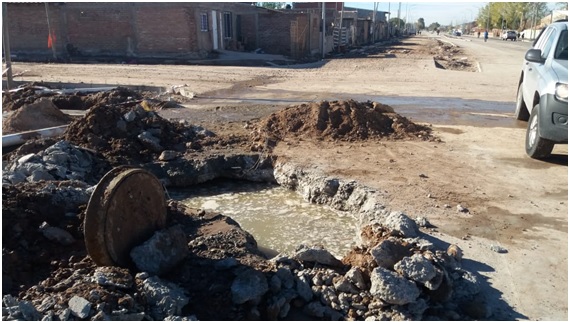 La obra del Metrobus provocó más de 70 roturas al sistema de agua y cloacas