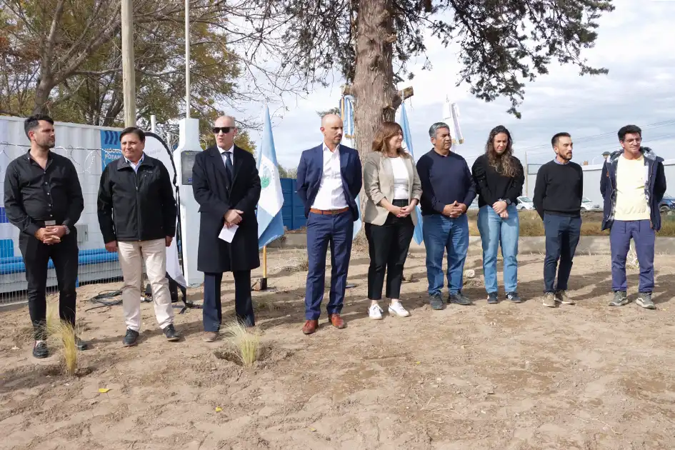 Se puso en marcha el módulo potabilizador de Plottier